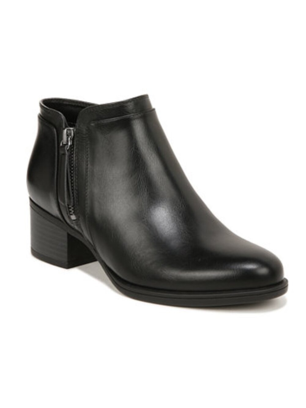 Naturalizer Karol Low Heel Classic Ankle Boots Black Women's - Size 11M